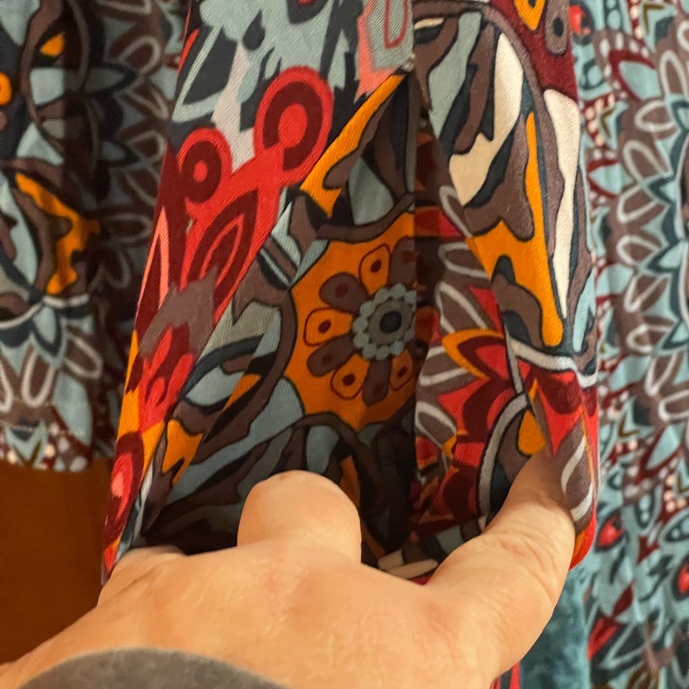 Colorful Mandala Print Women's Dress w/POCKETS!! - Picture 2 of 5